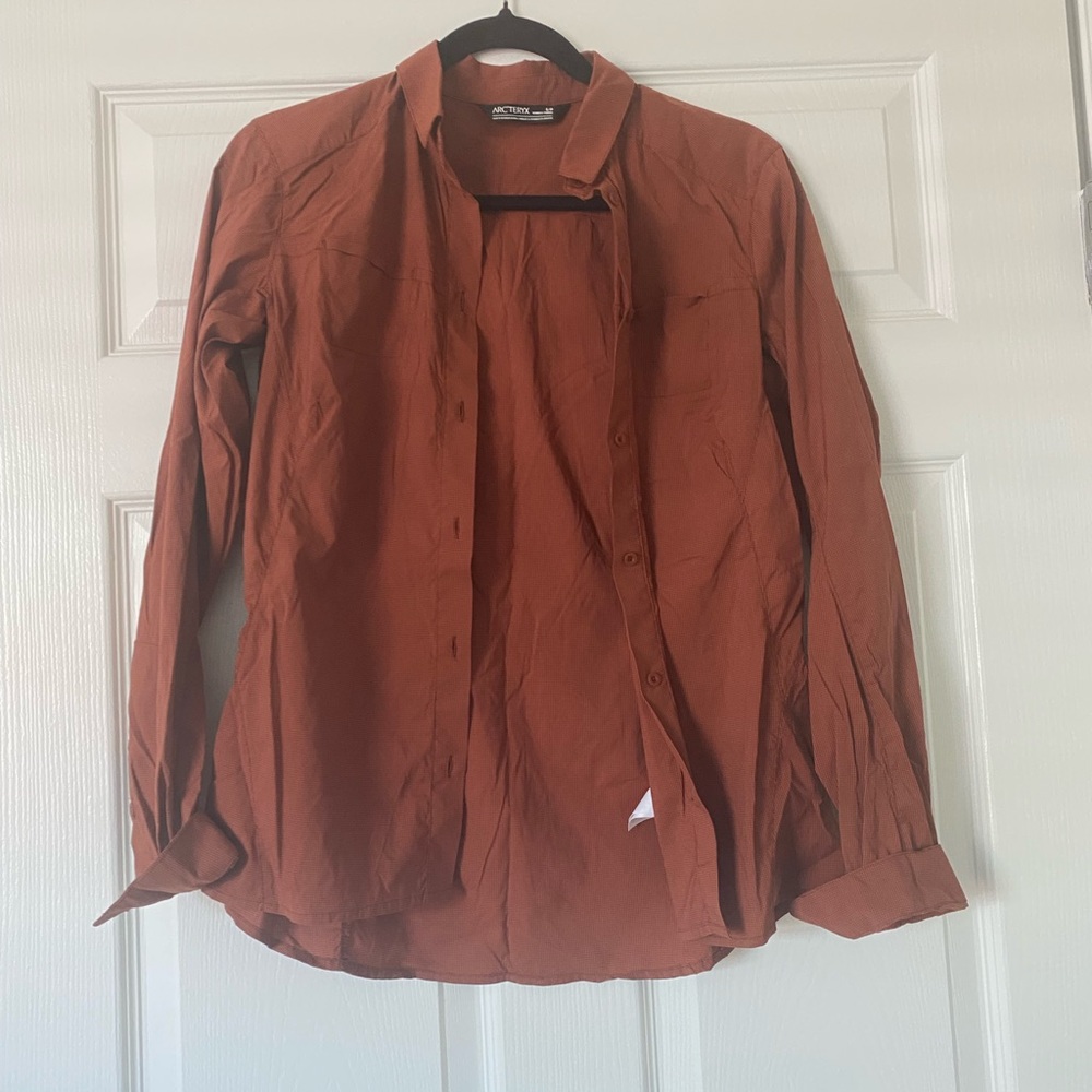 ARC’TERYX Terracotta Orange Button Up